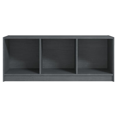TV-taso harmaa 104x33x41 cm täysi mänty