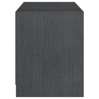 TV-taso harmaa 104x33x41 cm täysi mänty