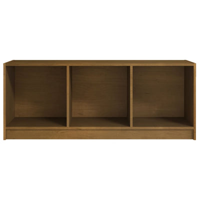 TV-taso hunajanruskea 104x33x41 cm täysi mänty