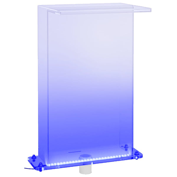 Uima-altaan suihkulähde Milinita 51cm (rgb led-valoilla akryyli)