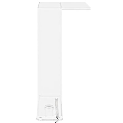 Uima-altaan suihkulähde RGB LED-valoilla akryyli 51 cm