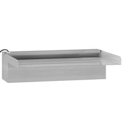 Ruostumaton teräs vesiputous Agregate 30cm (rgb led-valoilla)