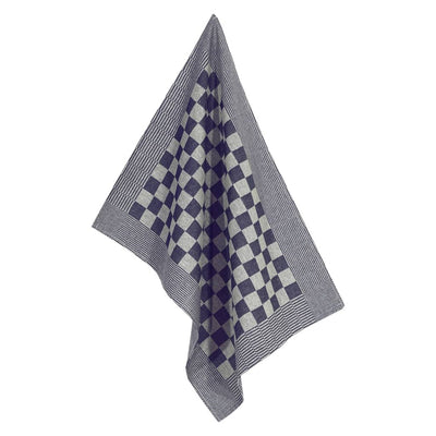 Keittiöpyyhkeet 50 kpl sininen ja valkoinen 50x70 cm puuvilla