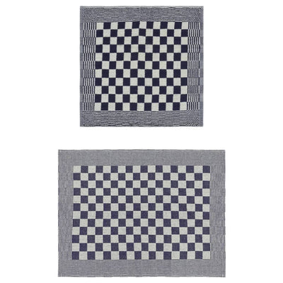 Sinivalkoinen pyyhesetti Zahariuta 50 kpl (puuvilla)