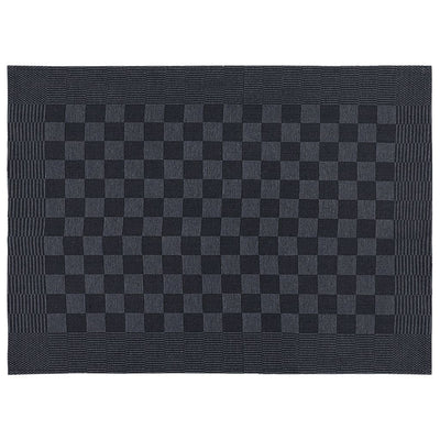 Musta pyyhesetti Cotesti (15 kpl uunikintailla ja patalapuilla puuvilla)