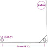 Pressu 650 g/m² 4x8 m musta