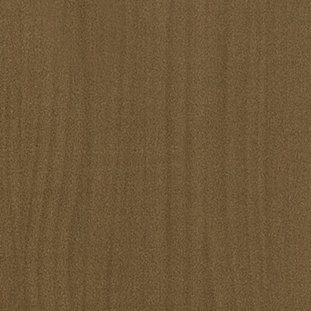 Hunajanruskea puutarhan kukkalaatikko Aprilian 31x31x70cm (mänty)