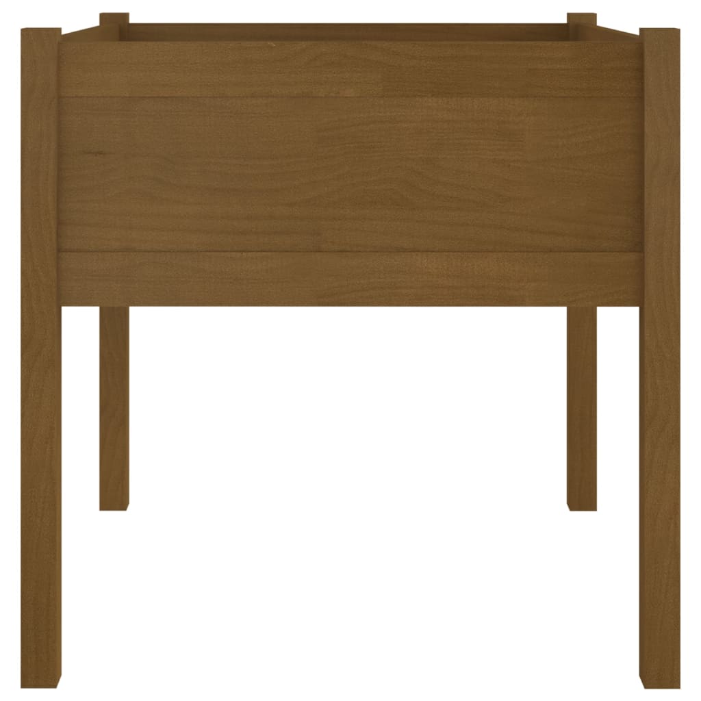 Hunajanruskea puutarhan kukkalaatikot Rakossy 70x70x70cm (2 kpl mänty)