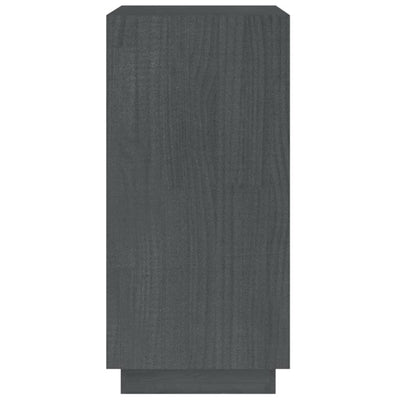 Kirjahylly harmaa 40x35x71 cm täysi mänty