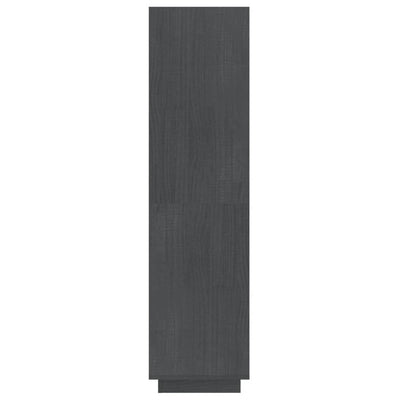Kirjahylly/tilanjakaja harmaa 40x35x135 cm täysi mänty
