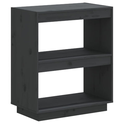 Kirjahylly harmaa 60x35x71 cm täysi mänty