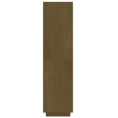 Kirjahylly/tilanjakaja hunajanruskea 60x35x135 cm täysi mänty