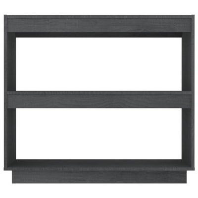 Harmaa kirjahylly Lucretu 80x35x71cm (mänty)