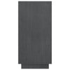 Kirjahylly harmaa 80x35x71 cm täysi mänty
