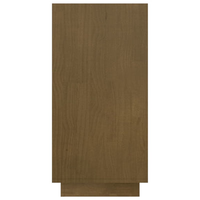 Kirjahylly hunajanruskea 80x35x71 cm täysi mänty