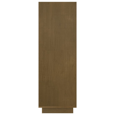 Kirjahylly/tilanjakaja hunajanruskea 80x35x103 cm täysi mänty