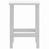 Valkoinen adirondack puutarhapöytä Calena 38x38x46cm (hdpe)