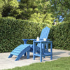 Vedensininen adirondack puutarhapöytä Calena 38x38x46cm (hdpe)