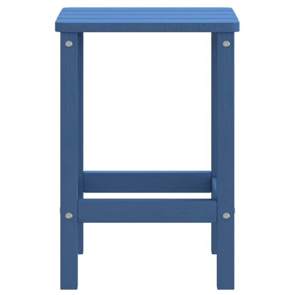 Vedensininen adirondack puutarhapöytä Calena 38x38x46cm (hdpe)