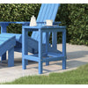 Vedensininen adirondack puutarhapöytä Calena 38x38x46cm (hdpe)