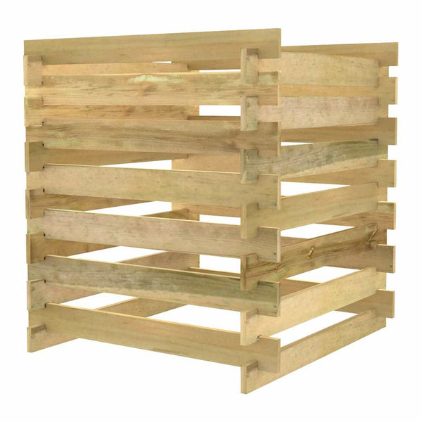 Puutarhan sälekomposti 90x90x90 cm kyllästetty mänty