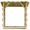 Pergola katolla 100x90x100 cm kyllästetty mänty