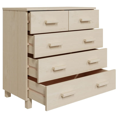 Sivupöytä HAMAR hunajanruskea 79x40x80 cm täysi mänty