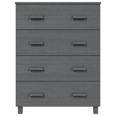 Sivupöytä HAMAR harmaa 79x40x103,5 cm täysi mänty