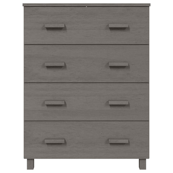 Sivupöytä HAMAR harmaa 79x40x103,5 cm täysi mänty