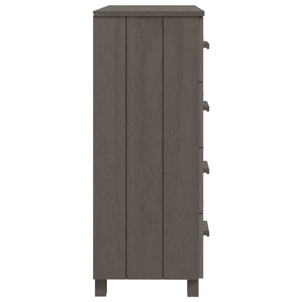 Sivupöytä HAMAR harmaa 79x40x103,5 cm täysi mänty