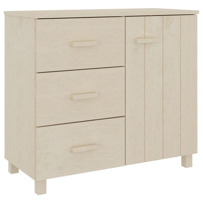 Sivupöytä HAMAR hunajanruskea 90x40x80 cm täysi mänty