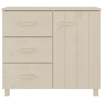 Sivupöytä HAMAR hunajanruskea 90x40x80 cm täysi mänty