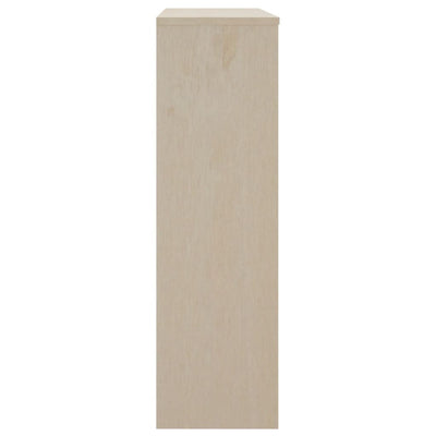 Yläkaappi HAMAR hunajanruskea 90x30x100 cm täysi mänty