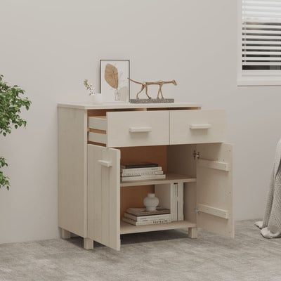 Hunajanruskea sivupöytä hamar Friderika 79x40x80cm (mänty)