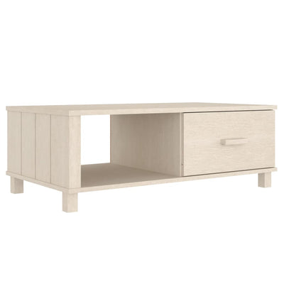Sohvapöytä HAMAR hunajanruskea 100x55x35 cm täysi mänty