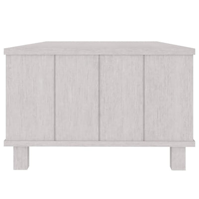 Sohvapöytä HAMAR valkoinen 100x55x35 cm täysi mänty
