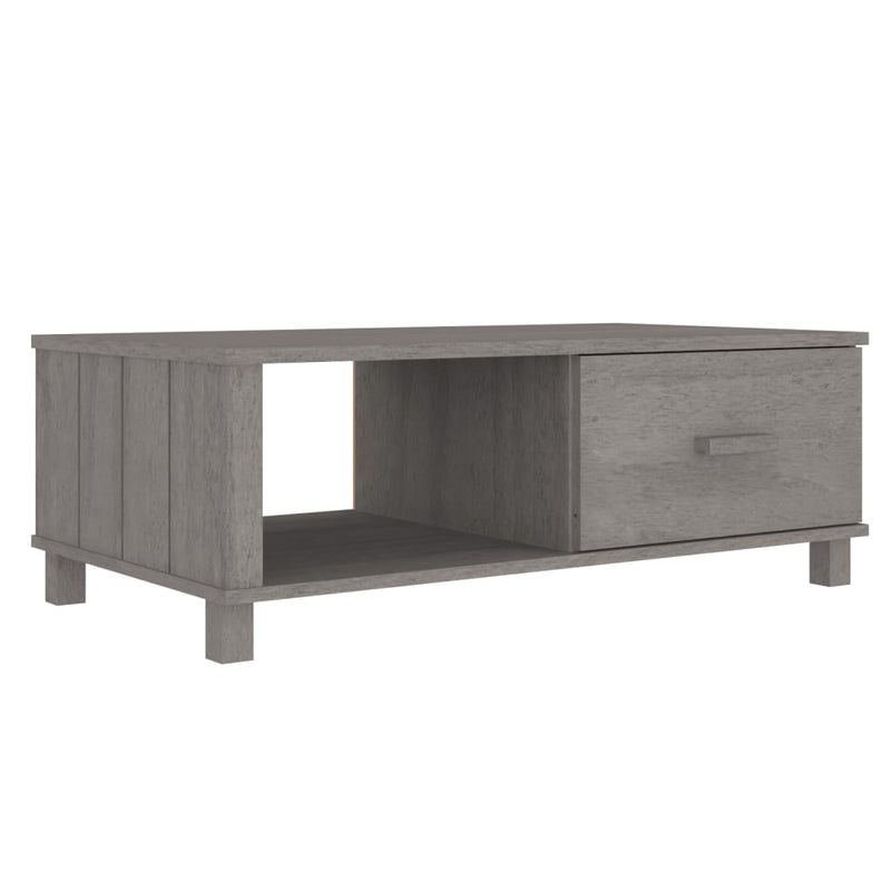 Vaaleanharmaa sohvapöytä hamar Amuza 100x55x35cm (mänty)