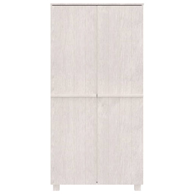 Vaatekaappi HAMAR valkoinen 89x50x180 cm täysi mänty