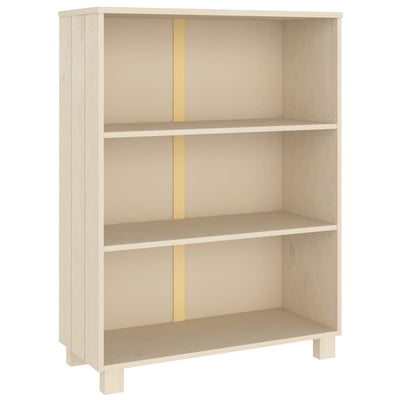 Kirjahylly HAMAR hunajanruskea 85x35x112 cm täysi mänty