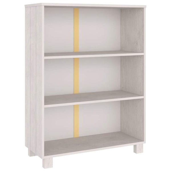 Kirjahylly HAMAR valkoinen 85x35x112 cm täysi mänty