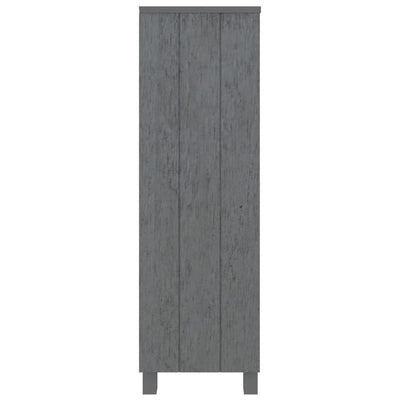 Kirjahylly HAMAR tummanharmaa 85x35x112 cm täysi mänty