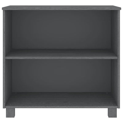 Sivupöytä HAMAR tummanharmaa 85x35x80 cm täysi mänty