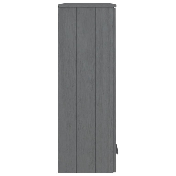 Tummanharmaa yläkaappi hamar Plummer 85x35x100cm (mänty)