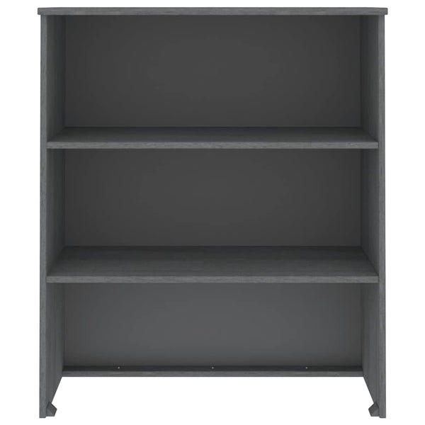 Yläkaappi HAMAR tummanharmaa 85x35x100 cm täysi mänty