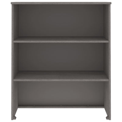 Yläkaappi HAMAR vaaleanharmaa 85x35x100 cm täysi mänty