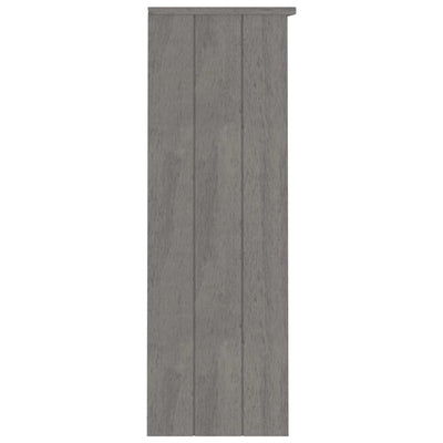 Yläkaappi HAMAR vaaleanharmaa 85x35x100 cm täysi mänty