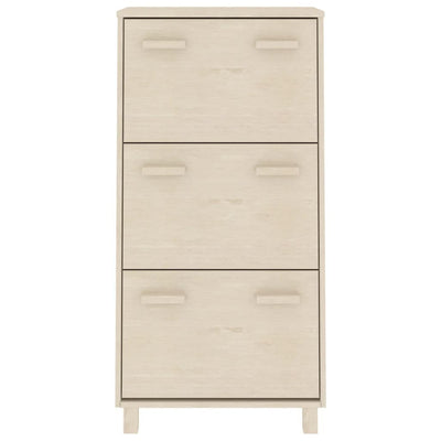 Hunajanruskea kenkäkaappi hamar Anel 59,5x35x117cm (mänty)