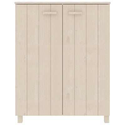 Hunajanruskea kenkäkaappi hamar Braiden 85x40x108cm (mänty)