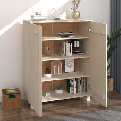 Hunajanruskea kenkäkaappi hamar Braiden 85x40x108cm (mänty)