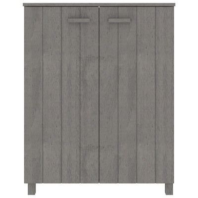 Kenkäkaappi HAMAR vaaleanharmaa 85x40x108 cm täysi mänty